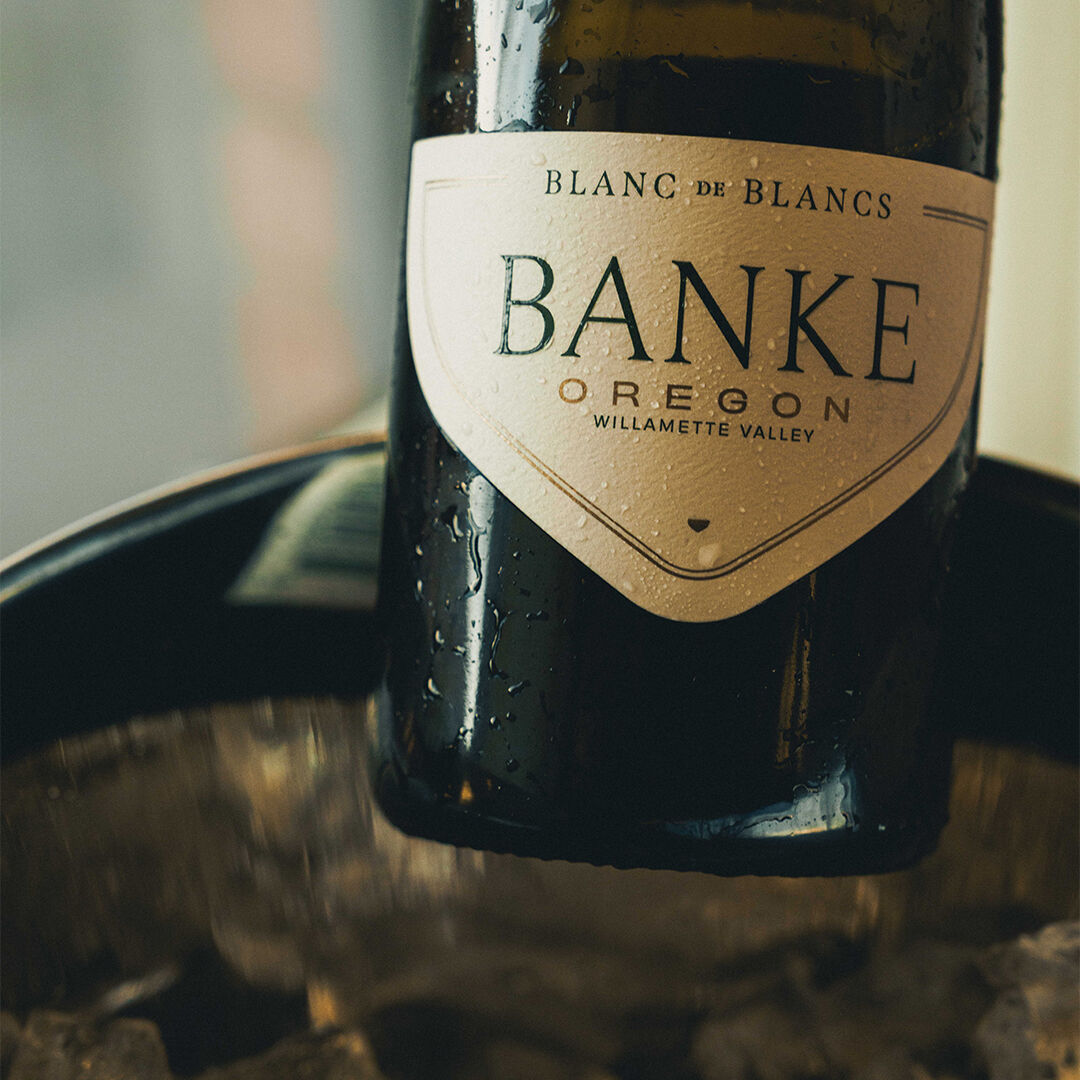A closeup of Banke wine